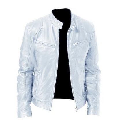 Slim Fit motorcykeljakke til mænd