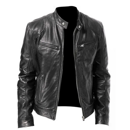 Slim Fit motorcykeljakke til mænd