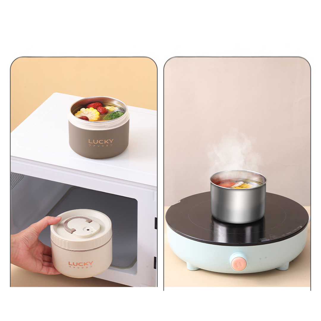 Mænds Isoleret Madkasse Praktisk Stål