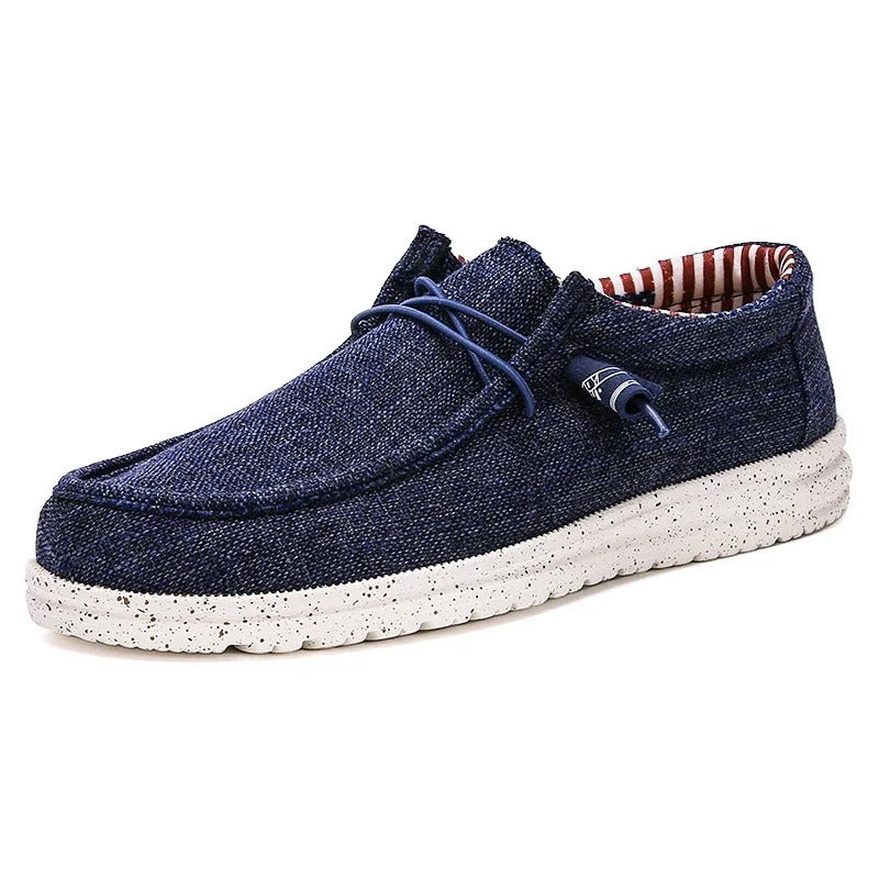 Casual loafers med snørebånd til mænd