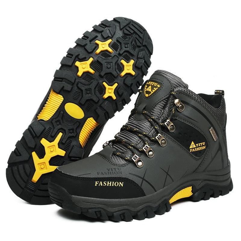 Vandtætte læder-sneakers til mænd