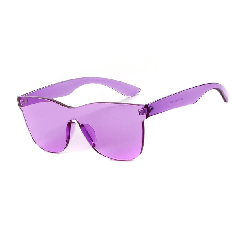 Candy Colors Firkantede Solbriller Uden Kant