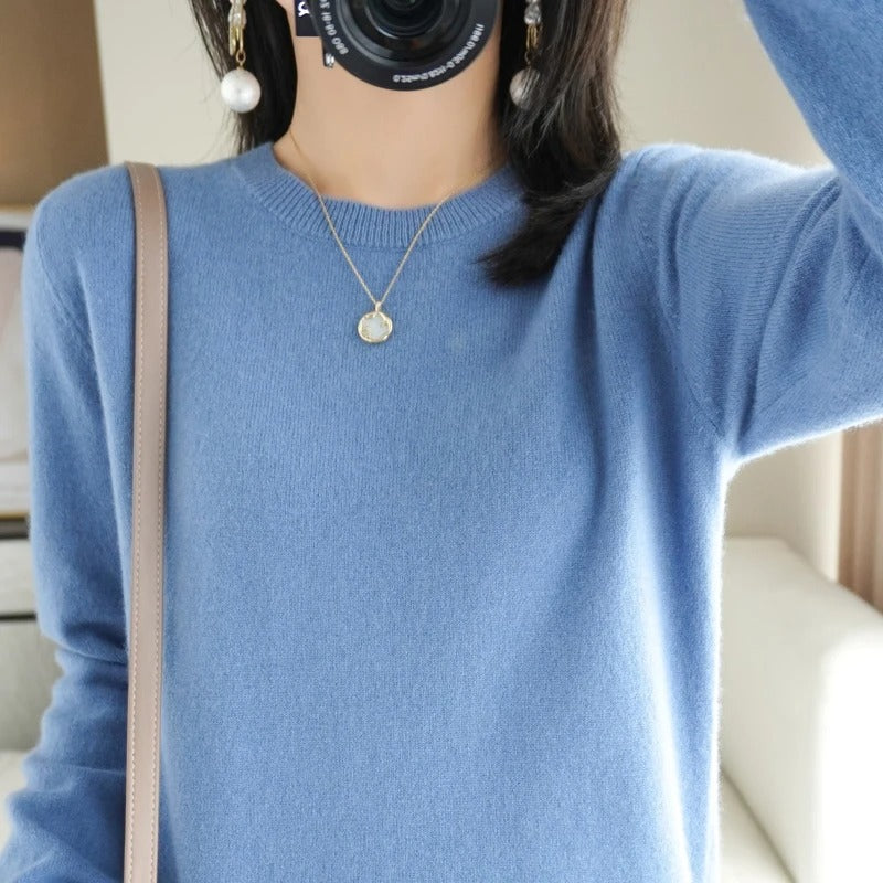 Casual strikket pullover til kvinder