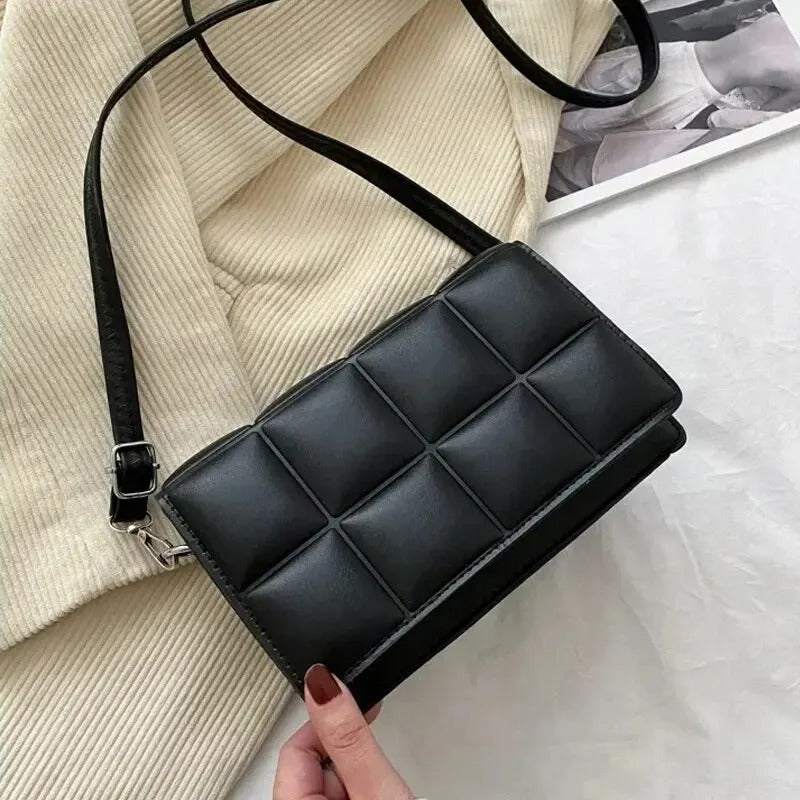 Lille crossbody-taske i læder til kvinder