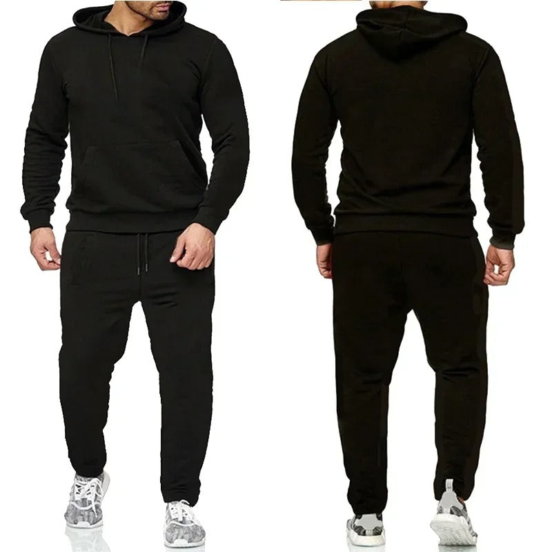 Fitness-sweatshirt-sæt til mænd