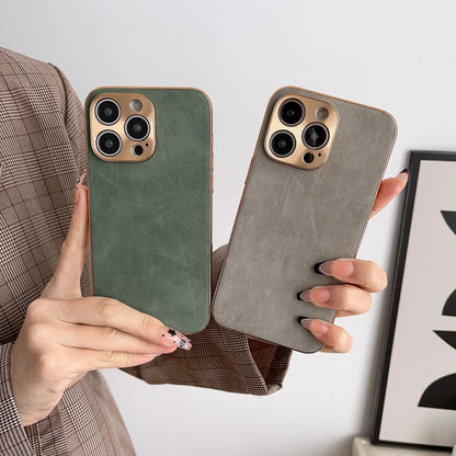 Læder telefontaske til Iphone