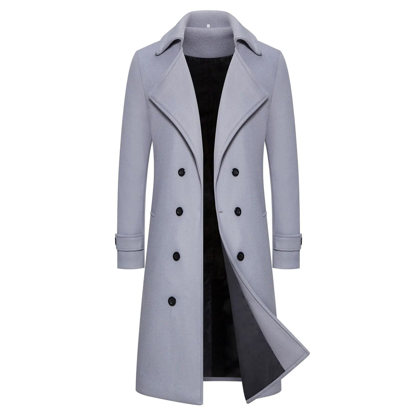 Slim Fit Windbreaker Trench Coat til mænd