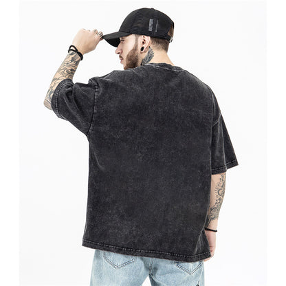 Oversized løs T-shirt til mænd