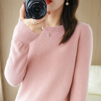 Casual strikket pullover til kvinder