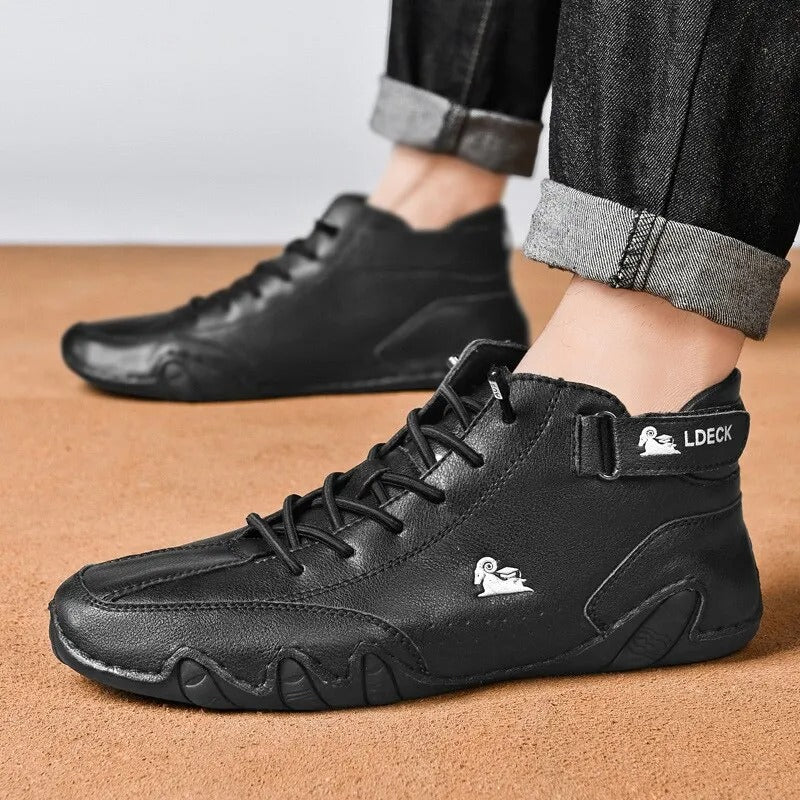 Afslappede høje sneakers til mænd