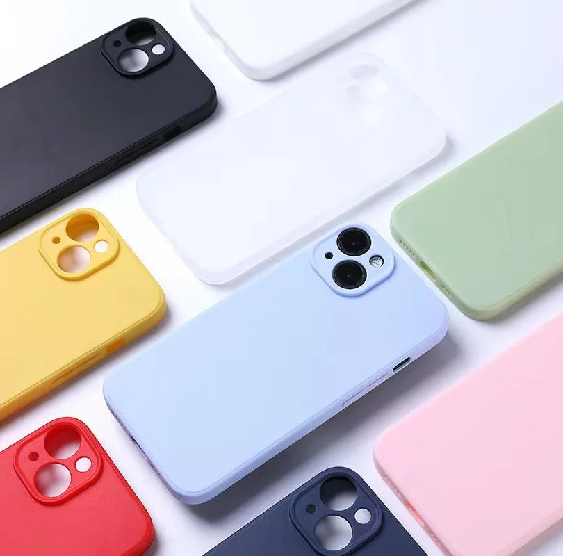 Blødt bagcover i silikone til iphone