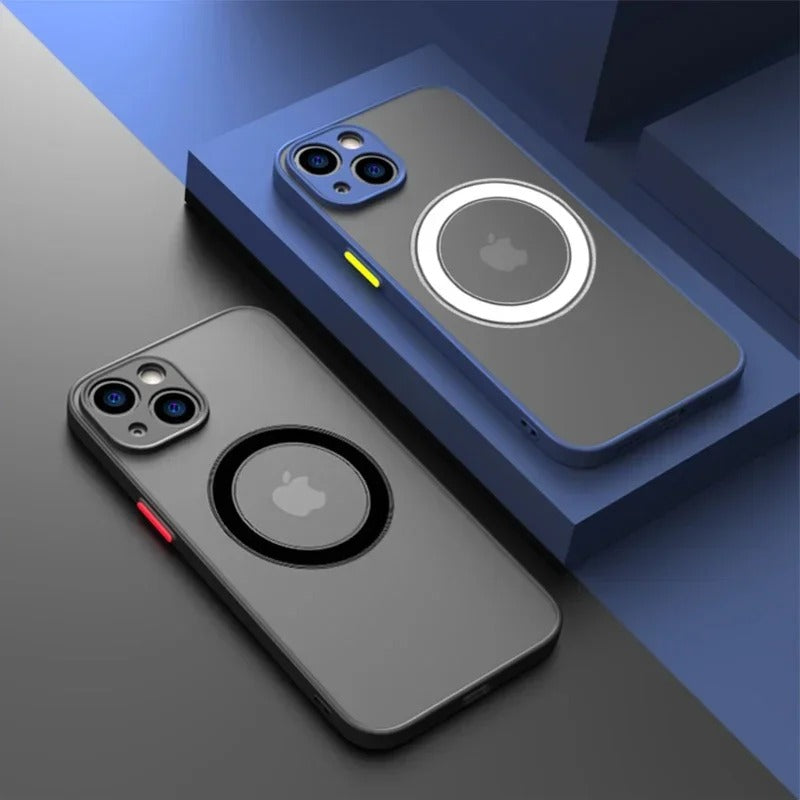Magnetisk Magsafe Matte Case til iPhone