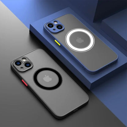 Magnetisk Magsafe Matte Case til iPhone