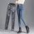 Termiske skinny jeans med høj talje