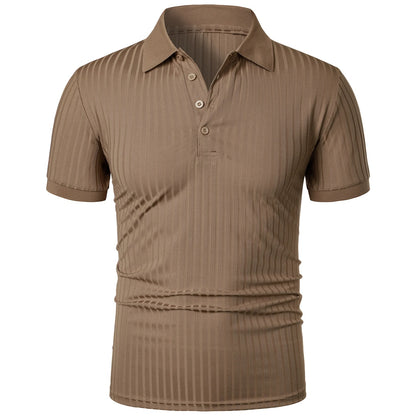 Slim Knit poloshirt til mænd