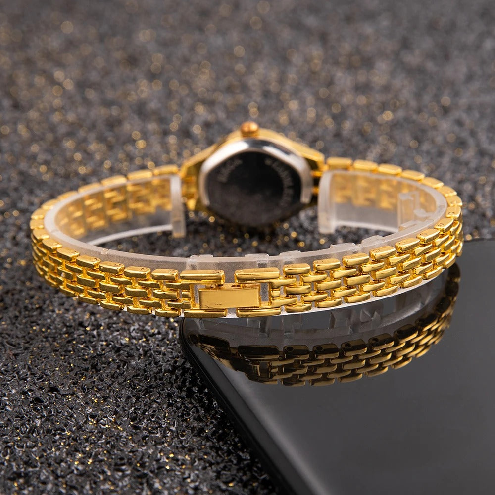 Mini guld luksusur til kvinder