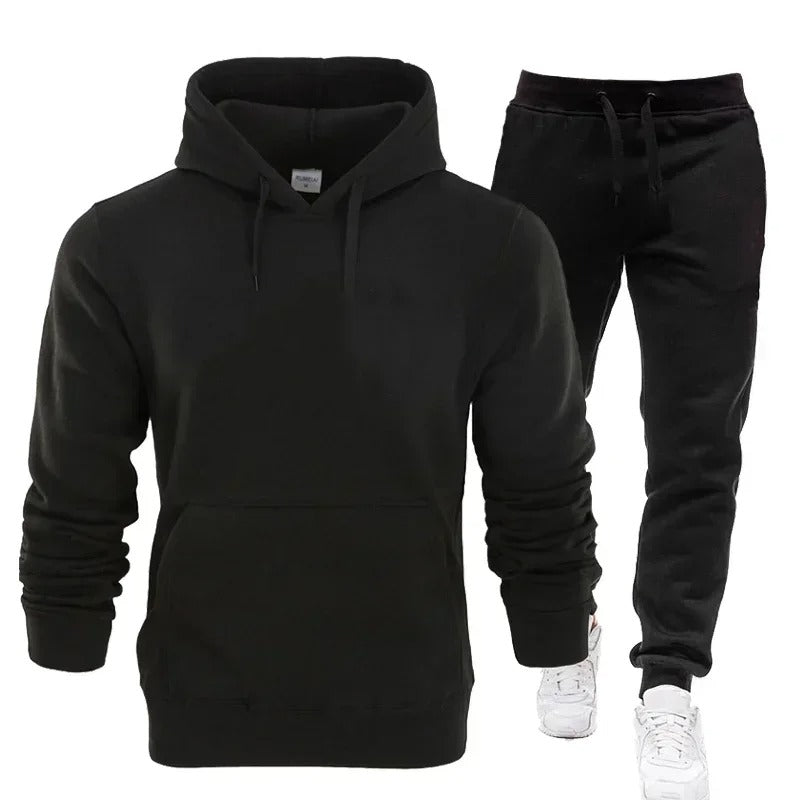 Fitness-sweatshirt-sæt til mænd