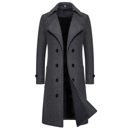 Slim Fit Windbreaker Trench Coat til mænd