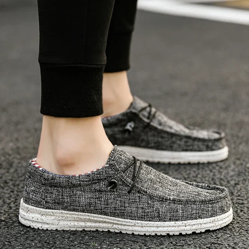 Casual loafers med snørebånd til mænd