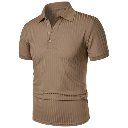 Slim Knit poloshirt til mænd