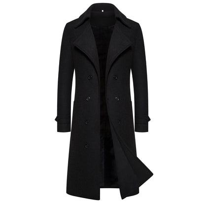 Slim Fit Windbreaker Trench Coat til mænd