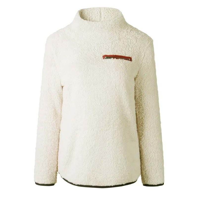Superblød rullekrave-pullover