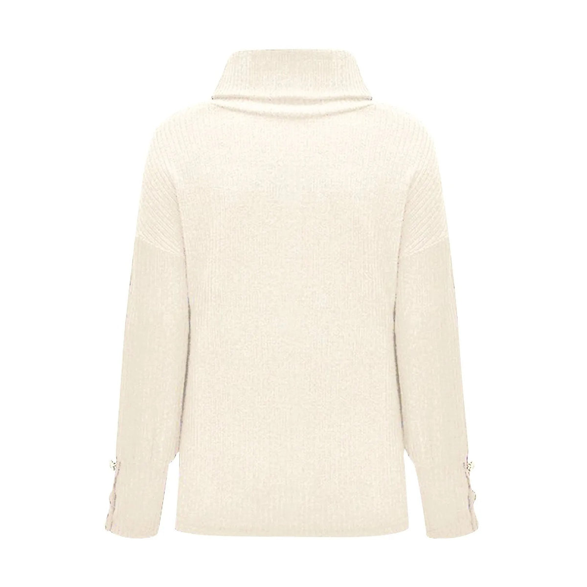 Vintage rullekravesweater til kvinder