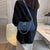 Denim crossbody-taske til kvinder