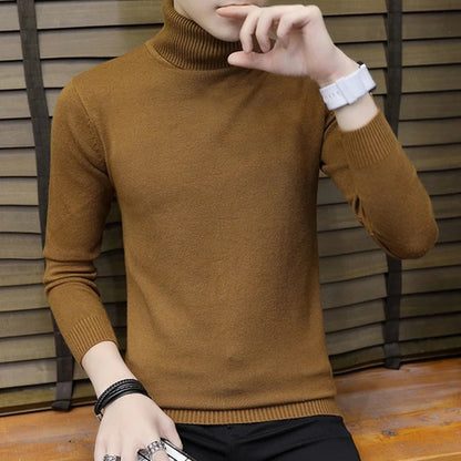 Smal rullekravesweater til mænd