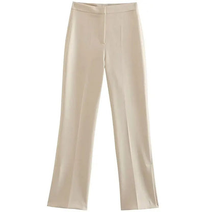 Off-Shoulder Tube Top & Trousers Set til kvinder