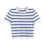 Cropped strik-sweater til kvinder