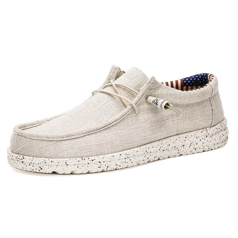 Casual loafers med snørebånd til mænd