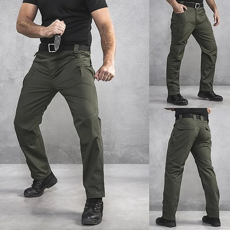 Variant image for Herre Cargo Bukser Taktisk Holdbart Design 100% Bomuld-17