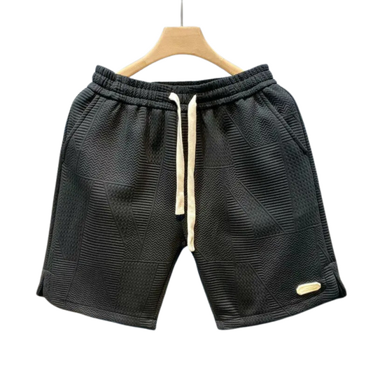 Sportsshorts med bølgemønster til mænd