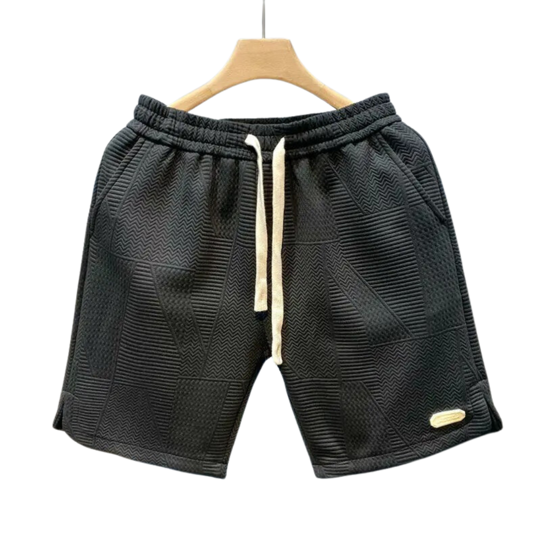 Sportsshorts med bølgemønster til mænd