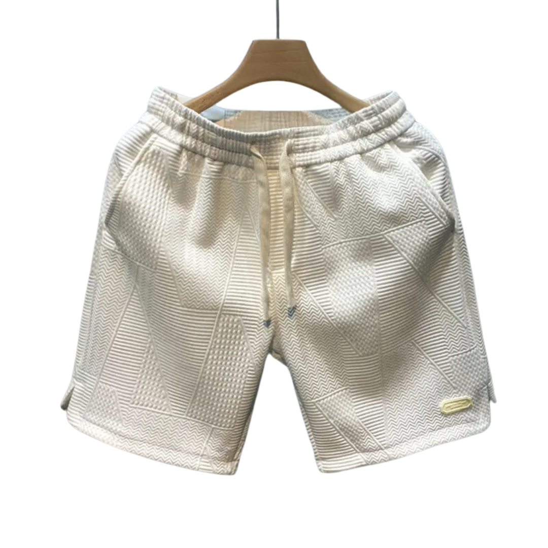 Sportsshorts med bølgemønster til mænd