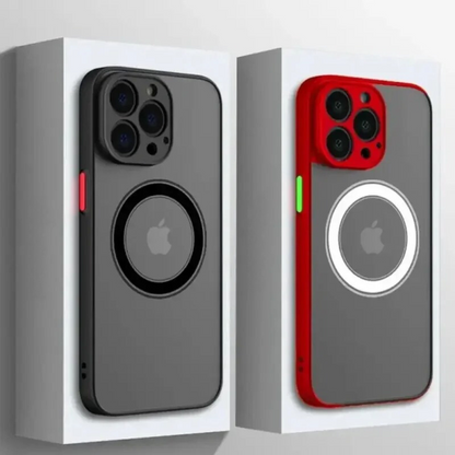 Magnetisk Magsafe Matte Case til iPhone
