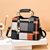 Kvinders plaidmønster crossbody taske