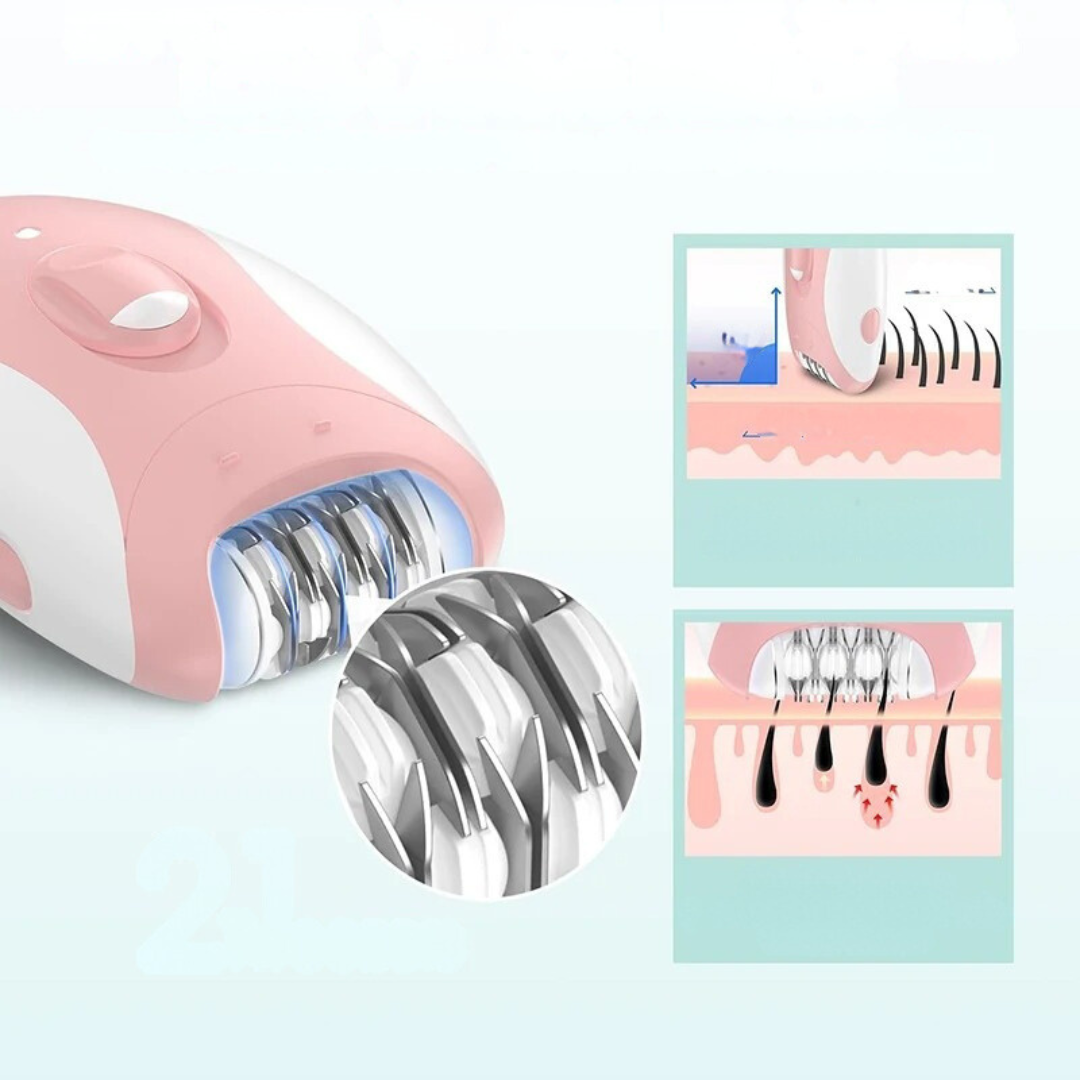 Genopladelig epilator til kvinder