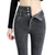 Termiske skinny jeans med høj talje