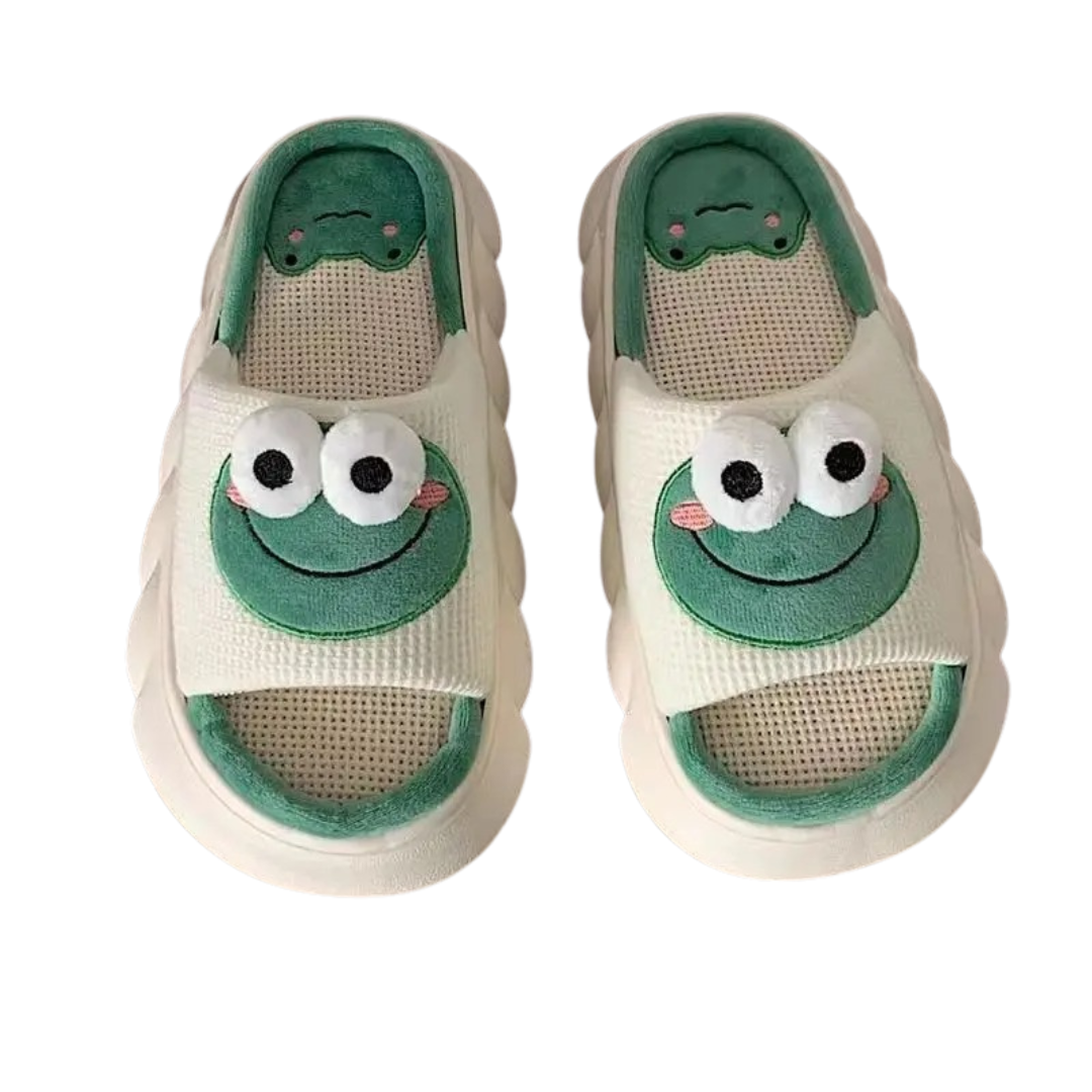 Tykke Frog Hjemmesko