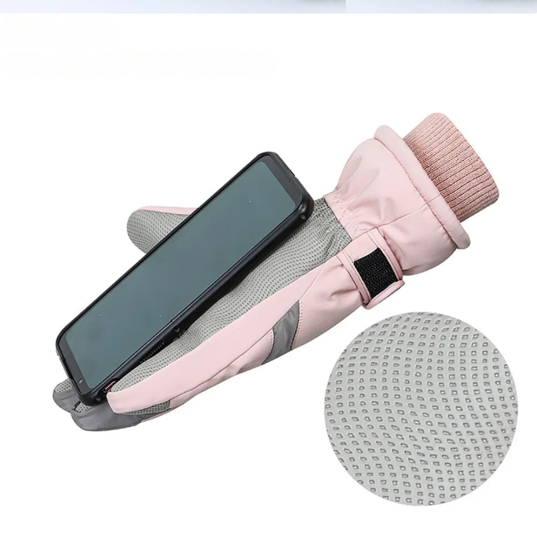 Vandtætte termiske snehandsker til kvinder