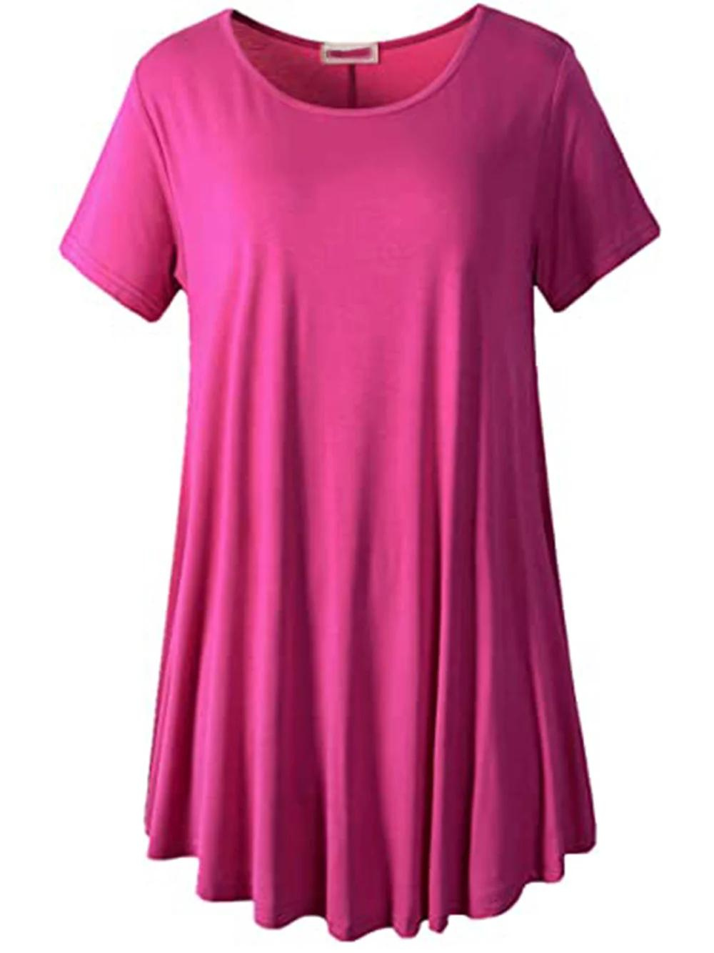 Flowy swing-tunikaer i plusstørrelse