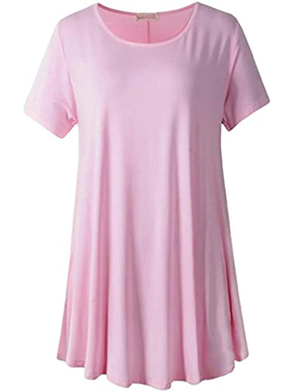 Flowy swing-tunikaer i plusstørrelse