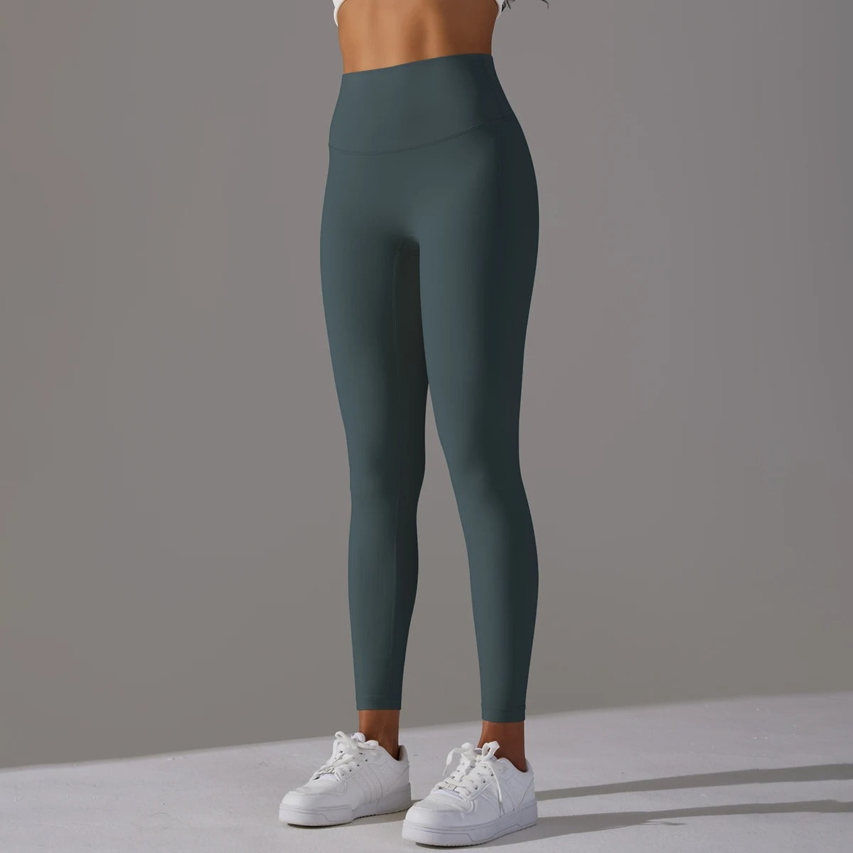 Højtaljede fitness-leggings