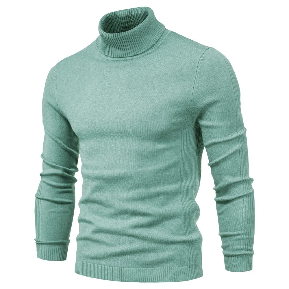 Smal rullekravesweater til mænd