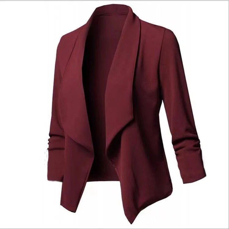 Oversized åben blazer til kvinder