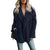 Oversized fluffy fleecejakke til kvinder