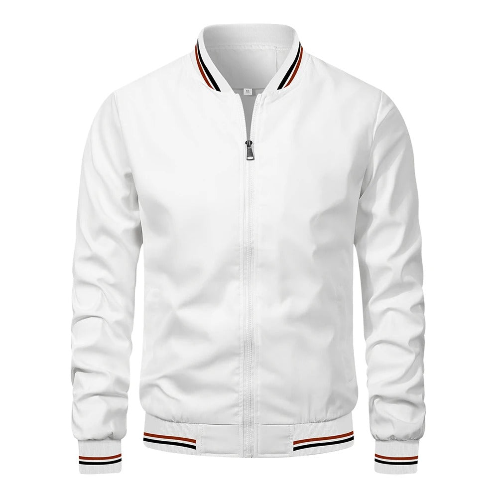Slim Fit bomberjakke til mænd