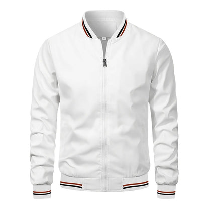 Slim Fit bomberjakke til mænd
